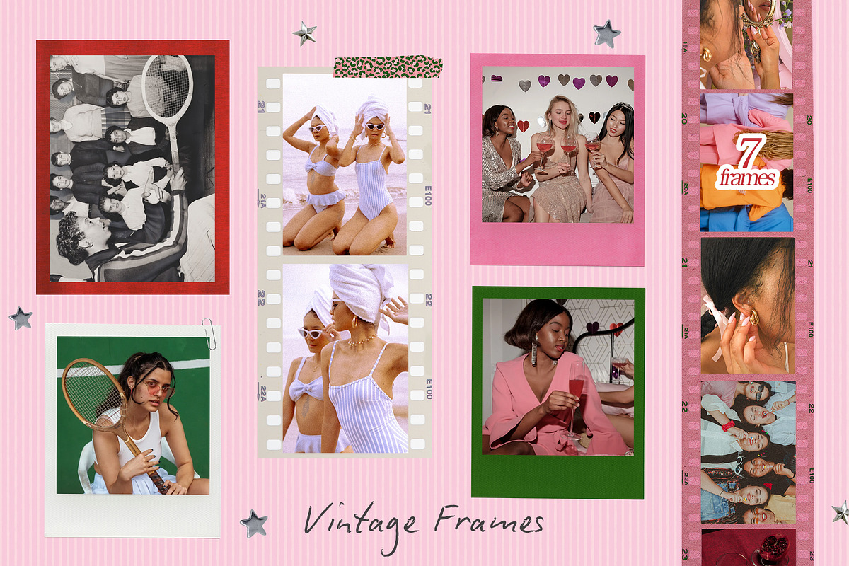GIRLS CLUB: collage pack 150+, an Object Graphic by lerinartstudio (Photo 6 of 9)