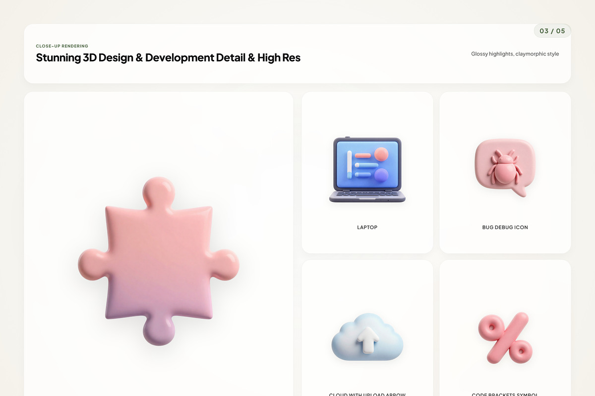 3D Design & Dev Icons, an Emoji Icon by River Visual (Photo 3 of 5)