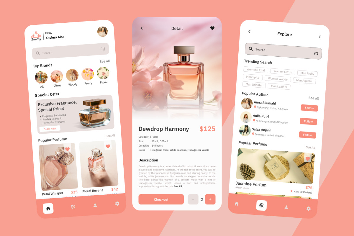 Scentivy - Perfume Mobile App, an App Template by twinstd (Photo 5 of 5)