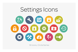Circle Icons: Settings