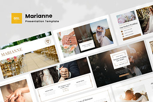 Marianne - Wedding Google Slides, a Presentation Template by FBSCreative
