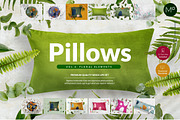Pillows vol.4: with floral elements, a Print Template by Mocca Mockups Store (Thumbnail 1 of 29)