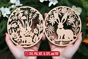 Easter Day Laser Cut SVG Bundle, a Graphic by NGISED (Thumbnail 6 of 9)