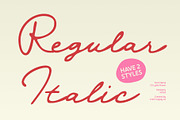 CS Lydia Drawn, a Script Font by Craft Supply Co. (Thumbnail 3 of 8)