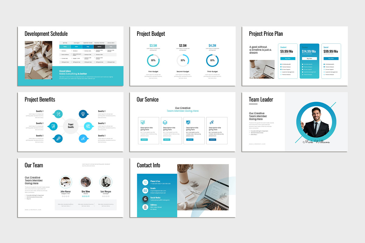 Project Proposal Presentation Templa, a Presentation Template by Studio_Clarity (Photo 5 of 5)