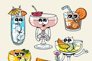 Summer Cocktails, an Illustration by Alina Sh (Thumbnail 2 of 8)