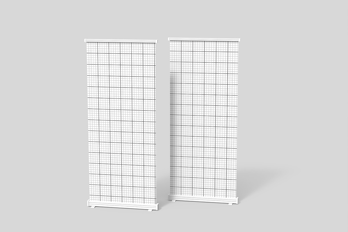 Standing Roll-Up Banner Mockup, a Product Mockup by graphypix (Photo 4 of 4)