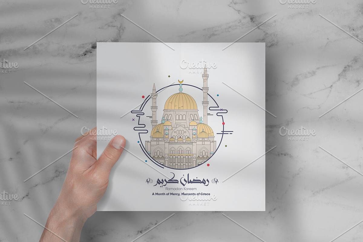 Celebrate Ramadan Kareem poster, a Poster Template by Oshin Design (Photo 3 of 4)