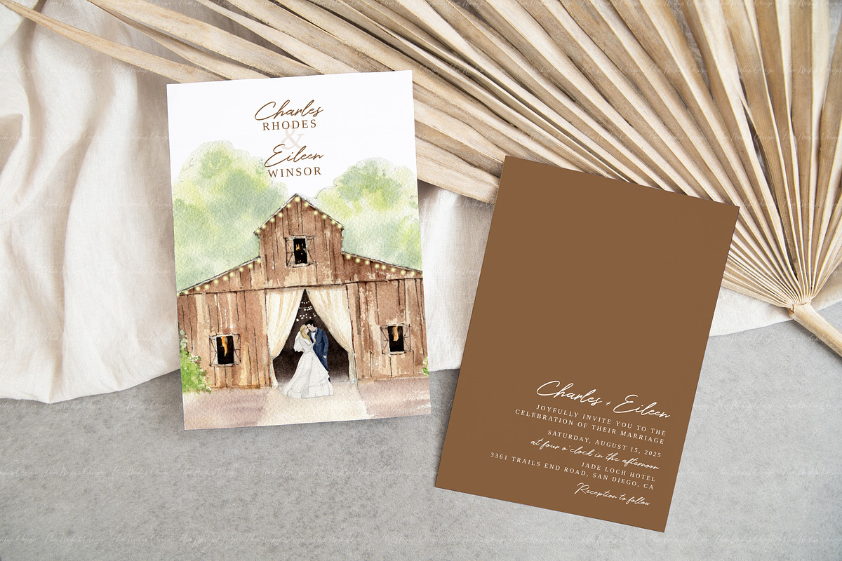 Double 5x7 Boho Card Mockup, a Product Mockup by ILoveMockupDesign (Photo 3 of 10)