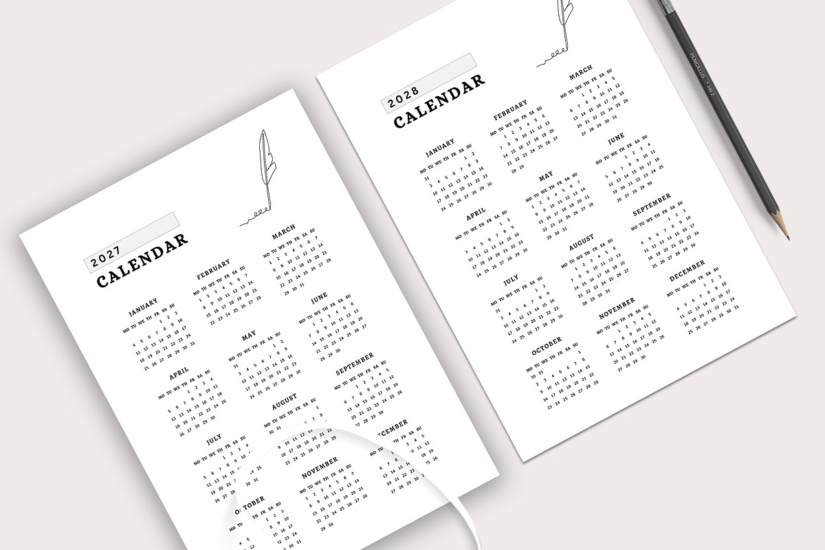 Calendar Template, a Stationery Template by Design Zone (Photo 2 of 3)