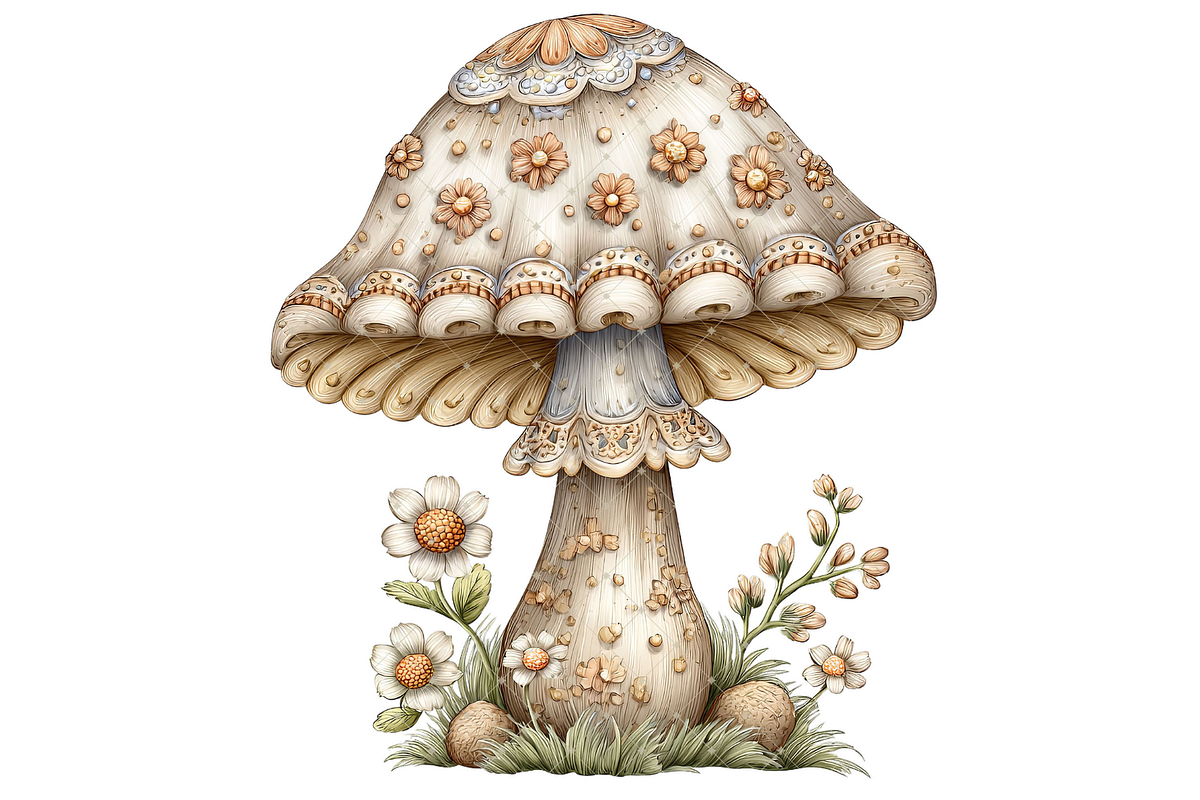 Fairy Mushroom Clipart PNG, a Food Illustration by Memories By Lea (Photo 18 of 19)