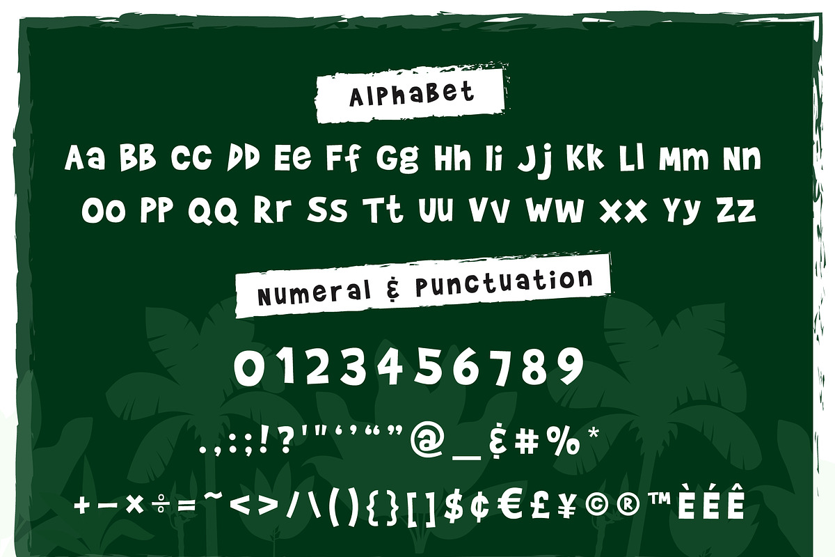 Jungle King Font, a Handwritten Font by KengGraphic (Photo 7 of 7)