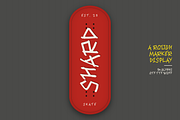 Shard — Rough Marker Display Font, a Handwritten Font by Lettra Studio (Thumbnail 1 of 15)
