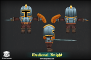 Medieval Knight, a Characters & Person 3D Model by Meshtint Studio (Thumbnail 4 of 4)