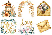 Golden Wedding Decor Clipart, an Illustration by Pixels.Craft (Thumbnail 4 of 7)