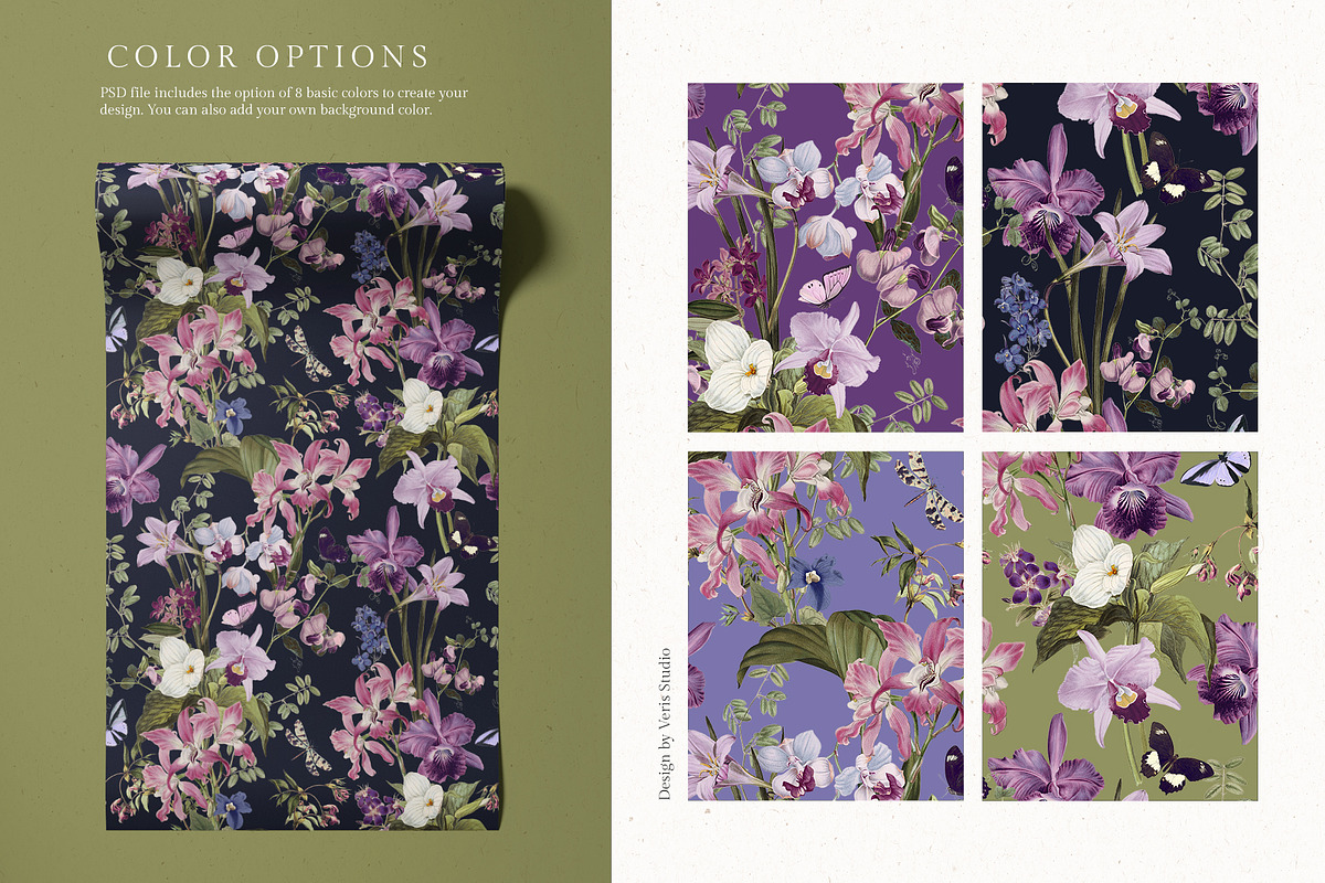 JUNO Flower Floral Seamless Pattern, a Pattern Graphic by Veris Studio (Photo 4 of 14)