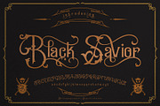Black Savior Victorian retro Font, a Symbol Font by SHEILLA (Thumbnail 12 of 18)