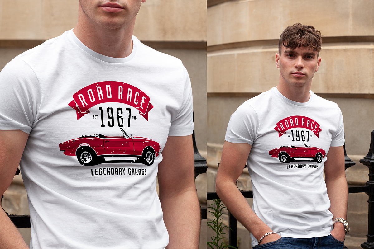 Men's T-shirt Mock-up, a Shirt Mockup by Mint Pixels (Photo 4 of 7)