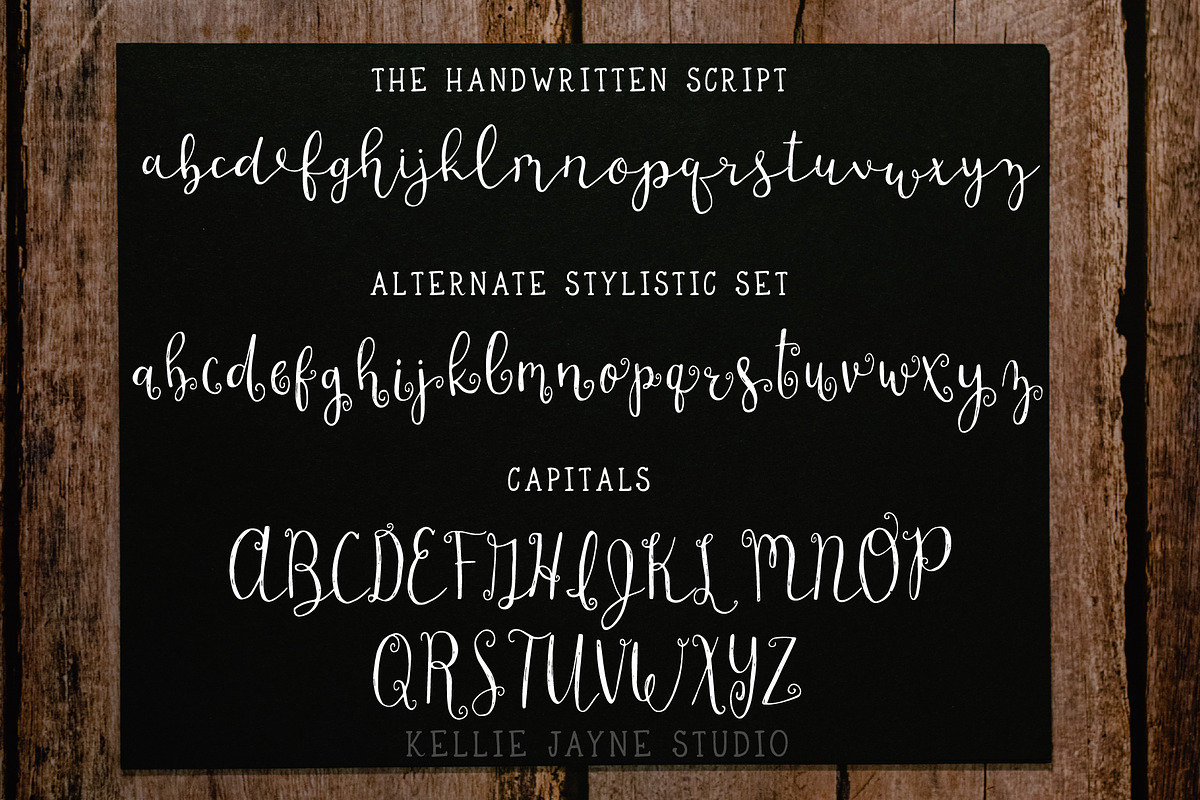 Blueberry Muffin Handwritten Font, a Script Font by Kellie Jayne Studio (Photo 9 of 10)