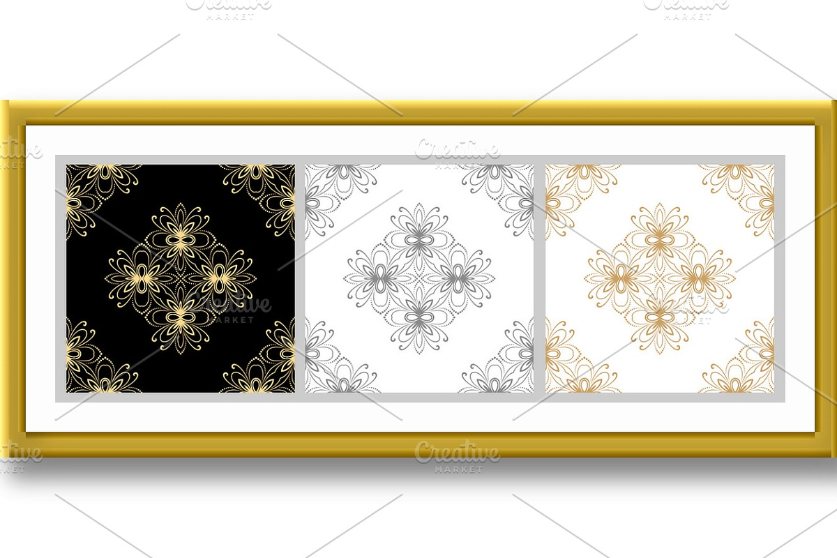 Set of Classic Orient Seamless, a Pattern Graphic by FineArtStudio (Photo 2 of 3)