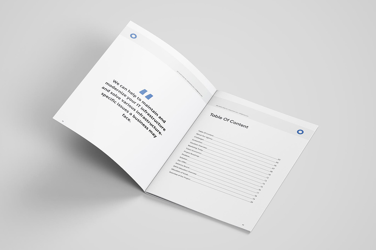 White Paper Template Word, a Brochure Template by azadcsstune (Photo 3 of 13)