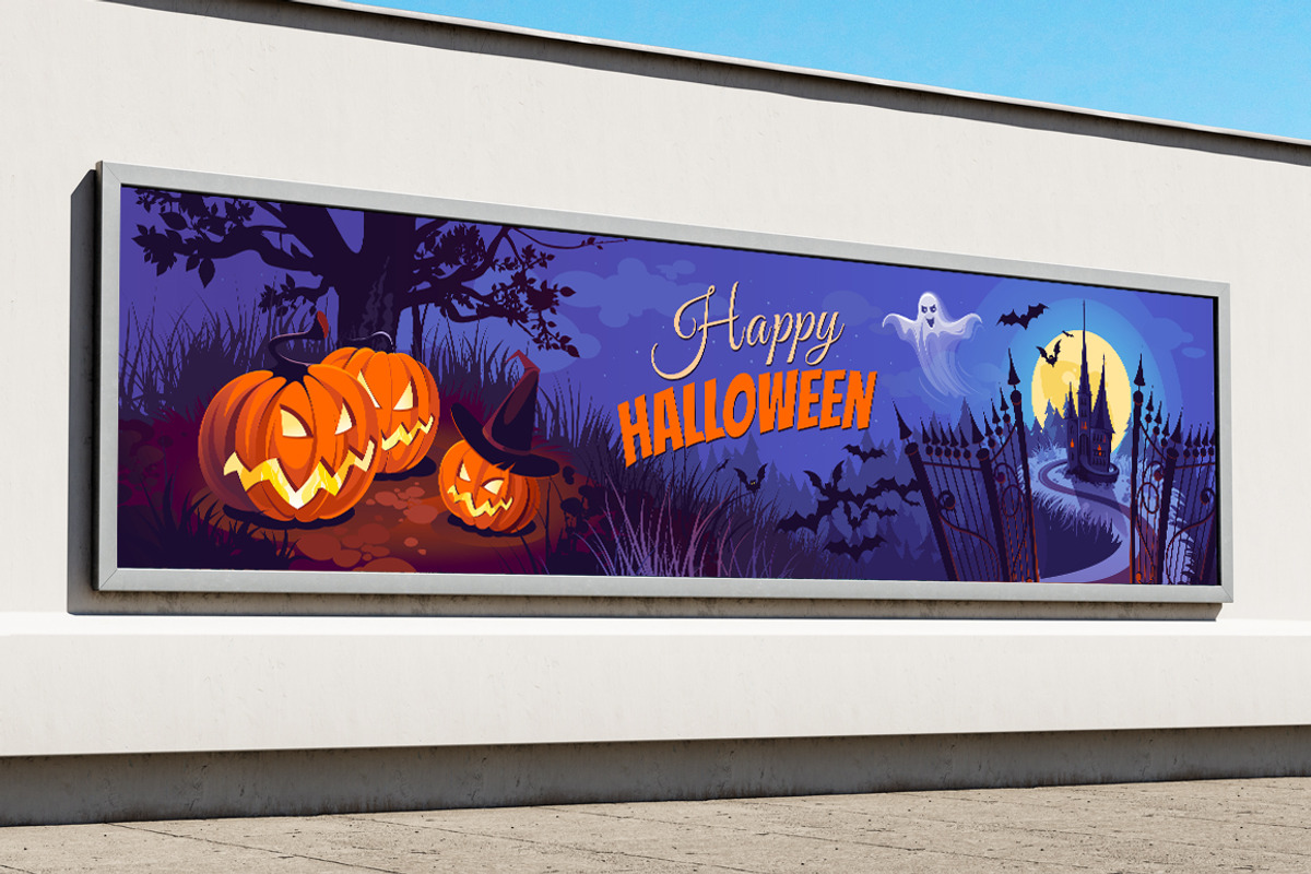 Halloween. Banners, a Decorative Illustration by Yulia Ogneva (Photo 3 of 5)