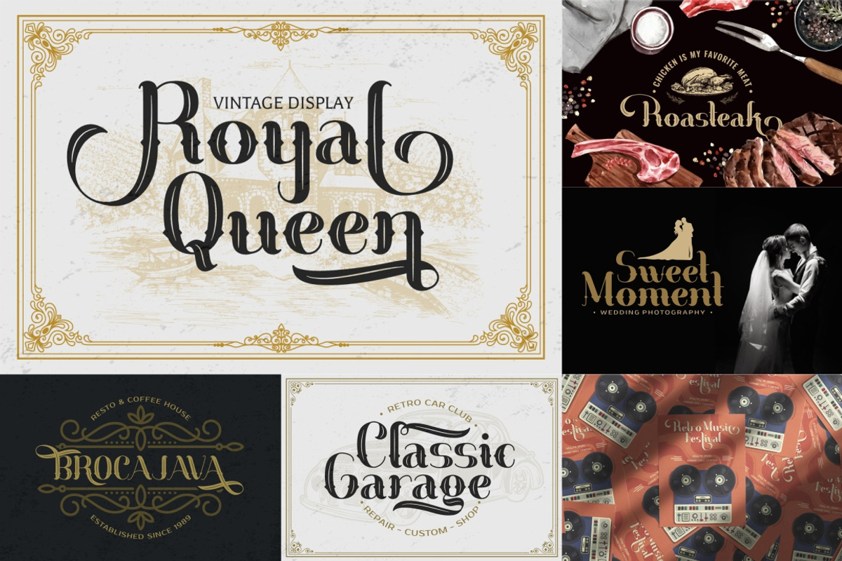 Best Vintage Font Bundles, a Script Font by PutraCetol Studio (Photo 12 of 18)