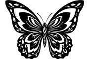 Decorative Butterfly Silhouette, an Object Graphic by Creativeshirt (Thumbnail 12 of 16)