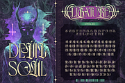 Theravin - Dark Tribal, a Serif Font by Artisan Themes (Thumbnail 5 of 12)