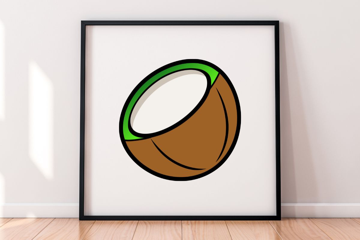 Cartoon Coconut Vector Clipart Set, a Food Illustration by newminddesign (Photo 5 of 8)