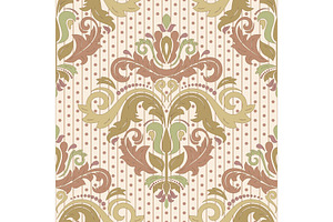 Damask Seamless Vector Pattern, a Decorative Illustration by FineArtStudio