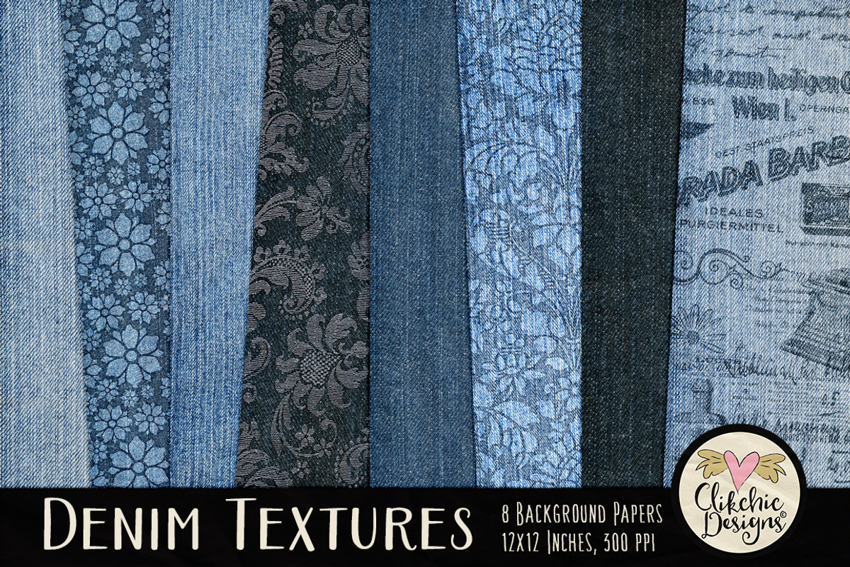 Denim Texture Paper Pack