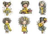 Quirky Cute Little Girl Clipart, an Illustration by CreationArt (Thumbnail 3 of 5)