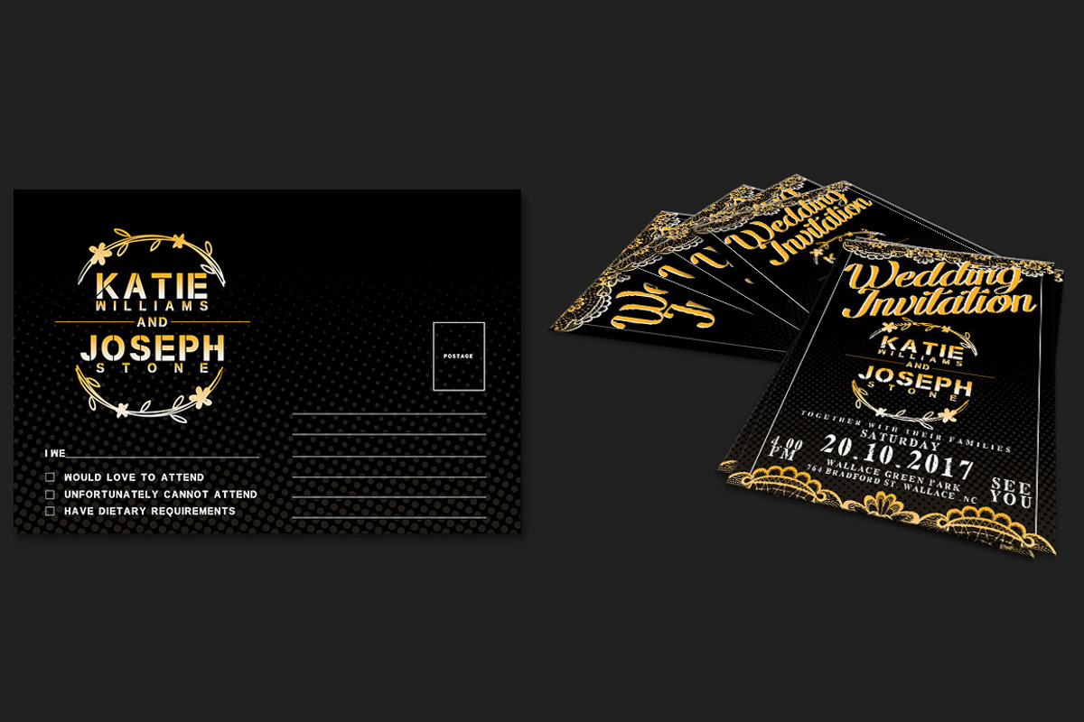 Wedding Invitation, an Invitation Template by Tiaga (Photo 3 of 4)