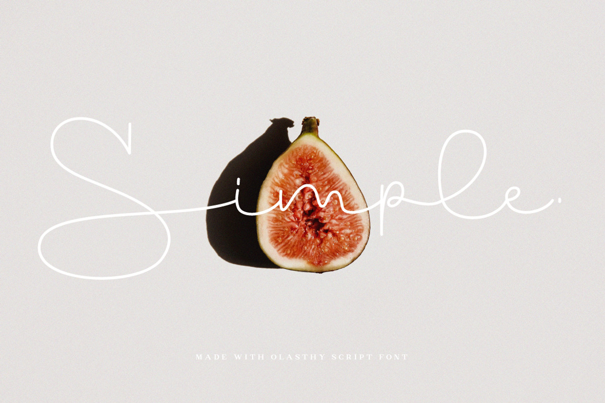 Olasthy Script, a Script Font by Prioritype Co (Photo 2 of 10)