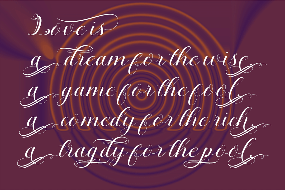 Nantiya, a Script Font by Deniz86 (Photo 8 of 11)
