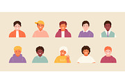 Avatars kids boys and girls, an Education Illustration by artbesouro (Thumbnail 2 of 3)