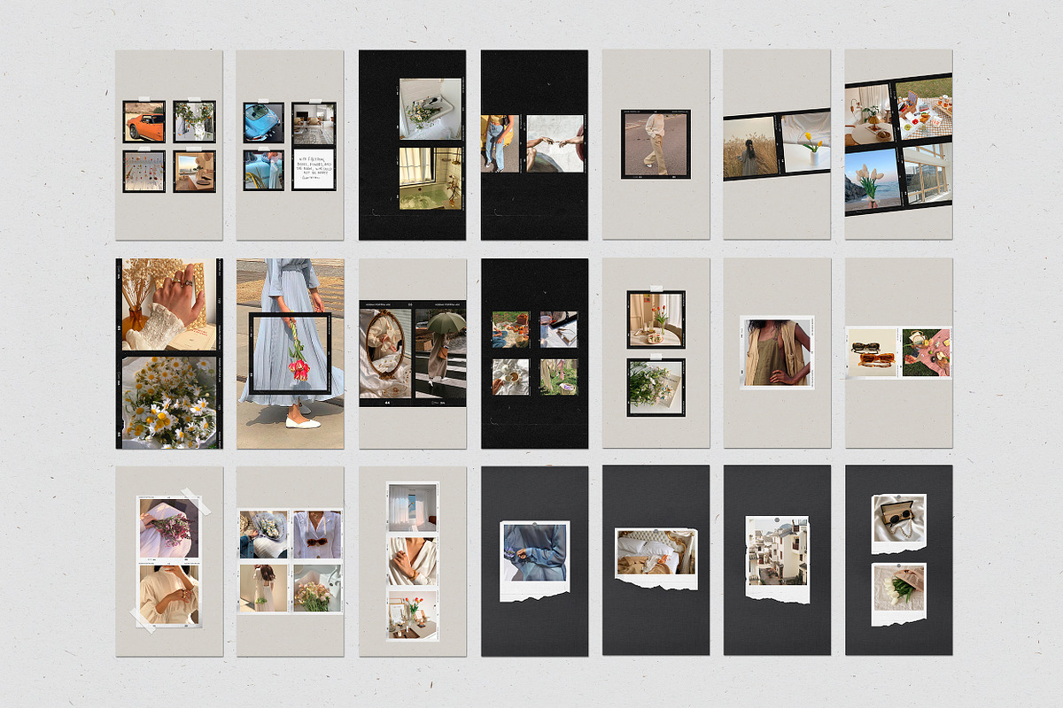 200 Film Frames & Instant Templates, a Social Media Template by Feel This (Photo 29 of 32)