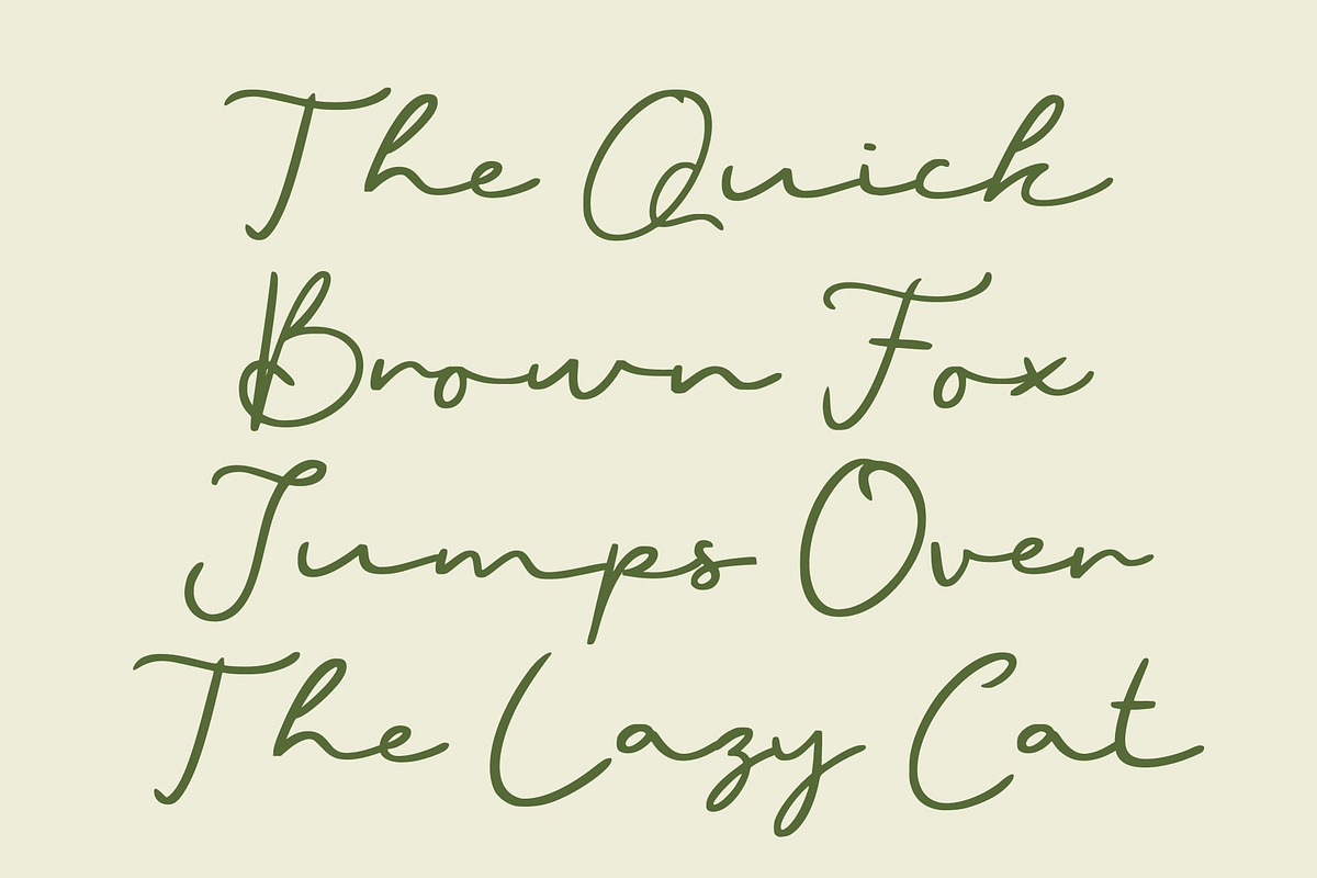 CS Bonjour – Signature Script Font, a Script Font by Craft Supply Co. (Photo 5 of 8)