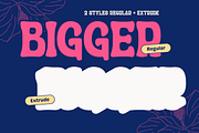 Calyra Retro - Extrude Surfing Font, a Sans Serif Font by Nirmana Visual (Thumbnail 11 of 16)