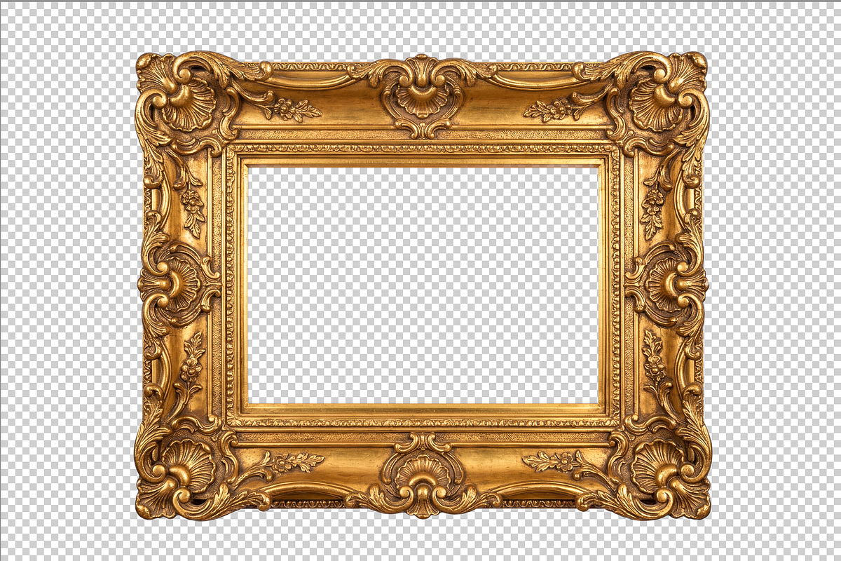 vintage classic golden frame, an Object Graphic by VetalStock (Photo 2 of 3)