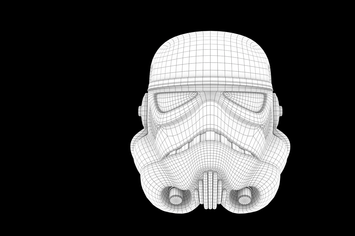 Star Wars Stormtrooper Helmet, a Characters & Person 3D Model by Olives (Photo 11 of 15)