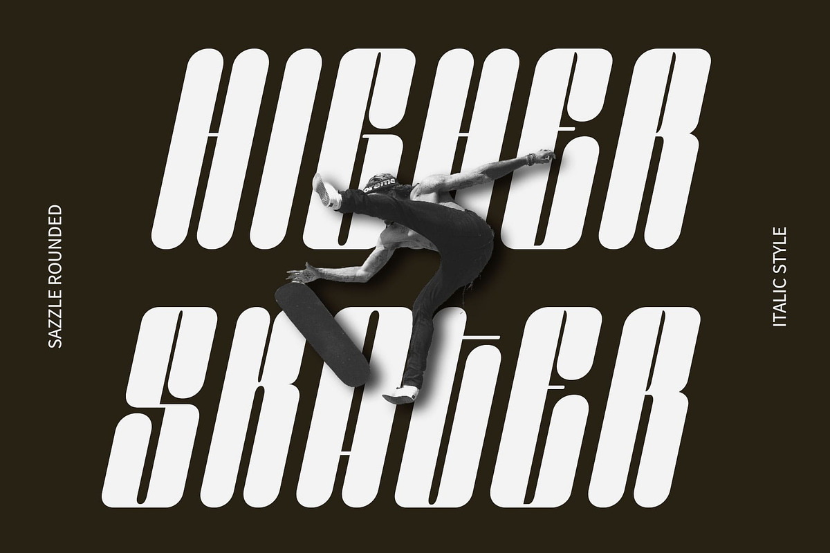 Sazzle Rounded, a Sans Serif Font by Craft Supply Co. (Photo 3 of 8)