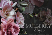 Mulberry Floral Clip Art Pattern Kit, an Object Graphic by Eclectic Anthology (Thumbnail 17 of 17)