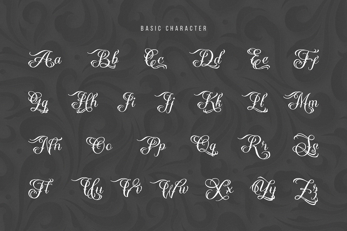 Claimus de Sances | Tattoo Script, a Script Font by Denustudios (Photo 10 of 14)