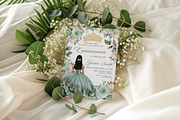 Mis Quince Años Invitation, a Templates & Theme by VeliusCreativeStudio (Thumbnail 3 of 3)