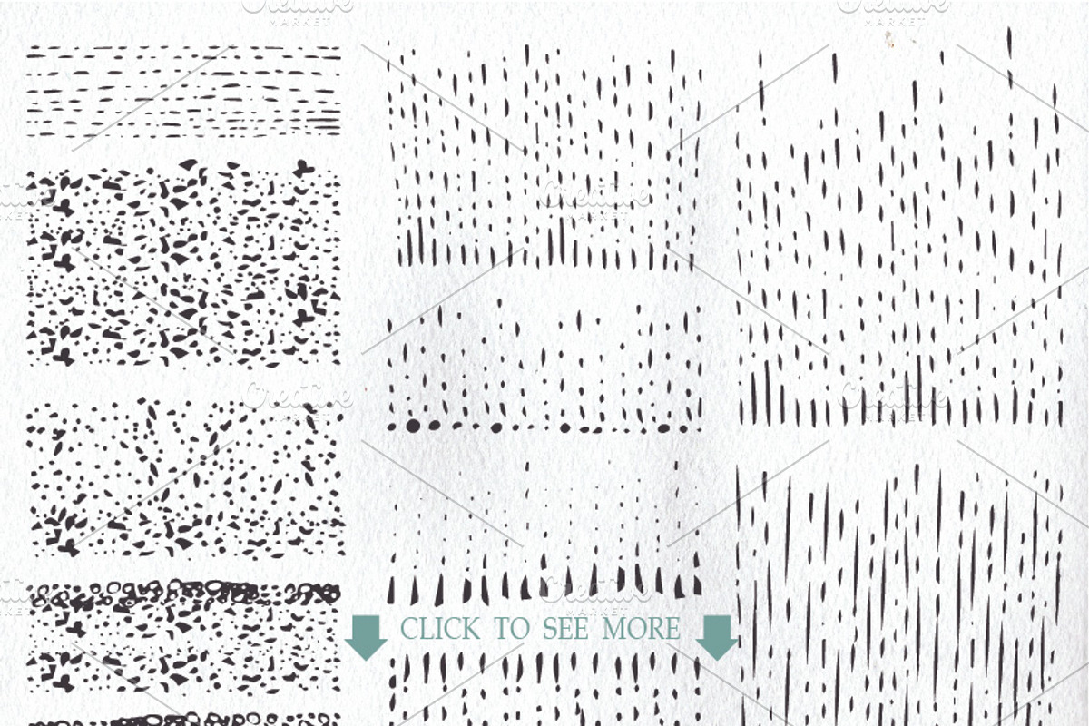 Burst ray pattern brushes set preview 3