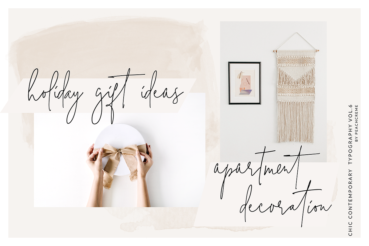 The Styled Edit- Chic Ligature Font, a Handwritten Font by PeachCreme (Photo 12 of 13)