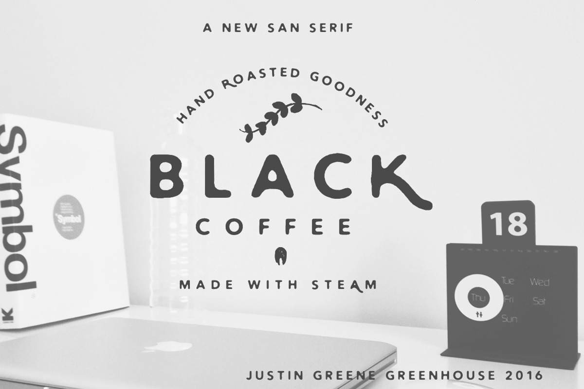 Black Coffee ~ Vintage San Serif preview 3