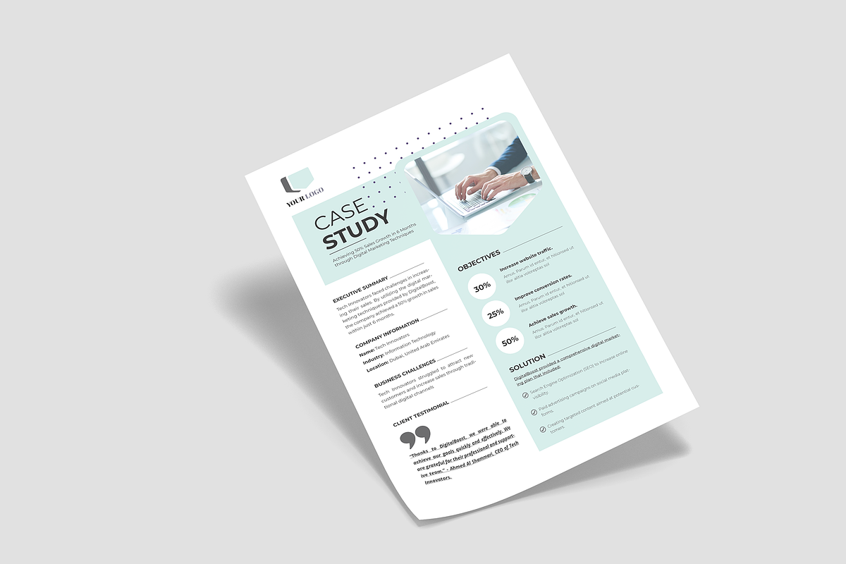 Case Study | Canva | Word | Ai | ID, a Flyer Template by Template Zone (Photo 3 of 5)